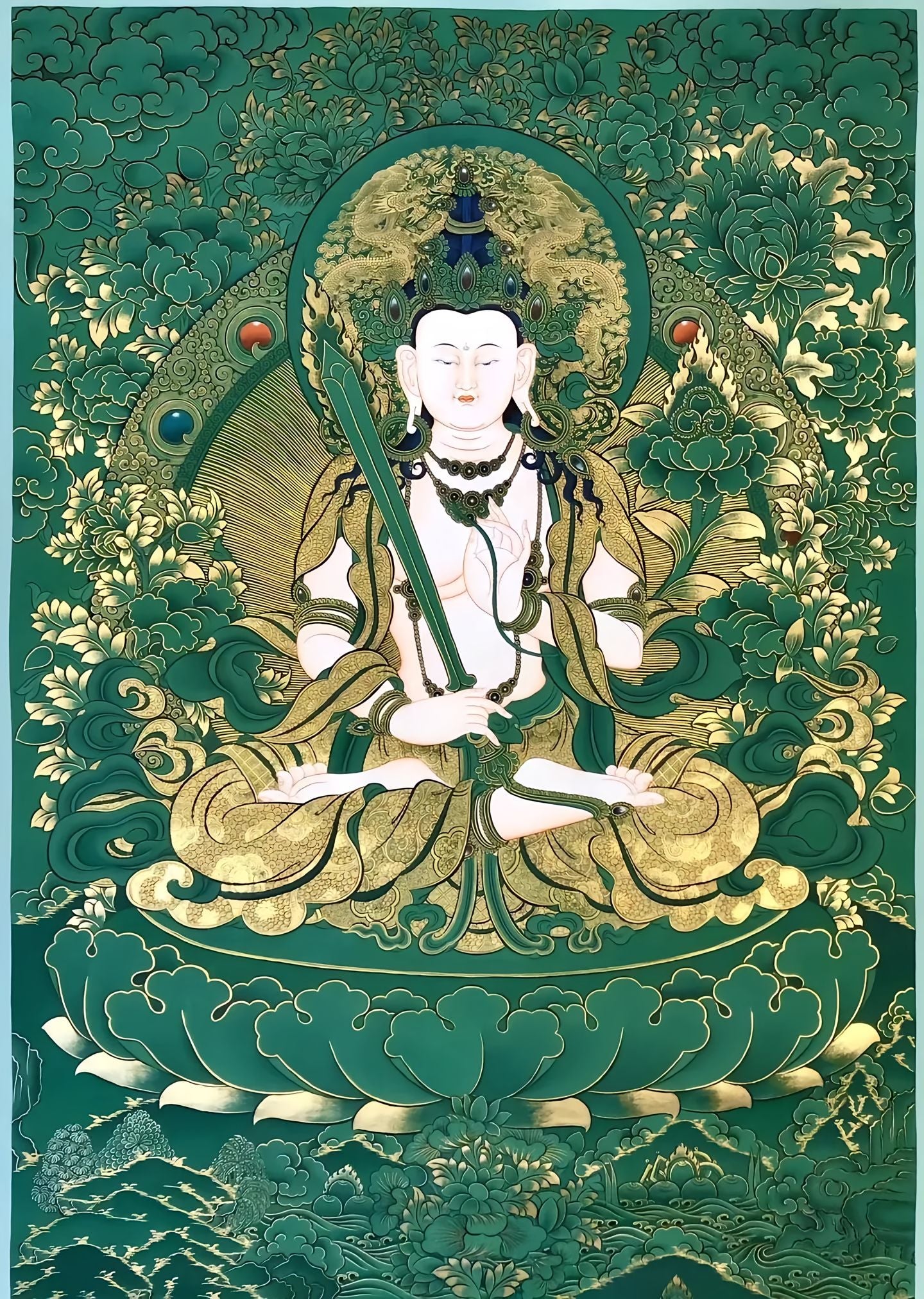 Akashagarbha: The Bodhisattva of Boundless Wisdom and Compassion